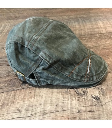 Casquette Béret Coton délavé kaki