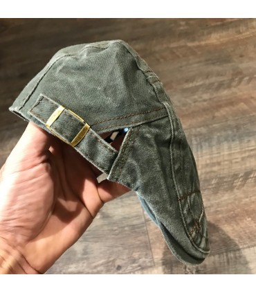 Casquette Béret Coton délavé kaki