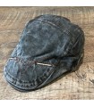 Casquette Béret Coton délavé Noir