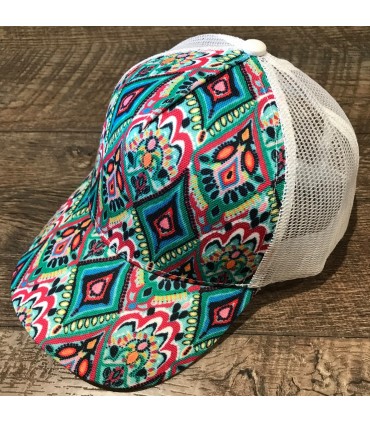 Casquette Trucker Blanc Hindi Multi Couleurs