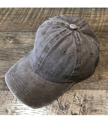 Casquette Curve Coton Uni Délavé 10 couleurs