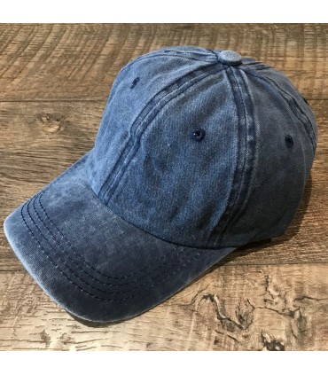 Casquette Curve Coton Uni Délavé 10 couleurs