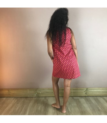 Robe coupe midi Oli 5 sans manches, col rond