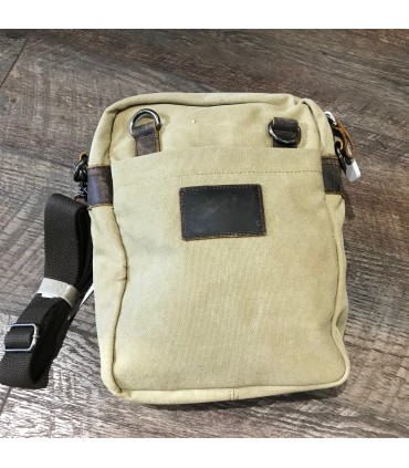 Sac Square Canvas et cuir