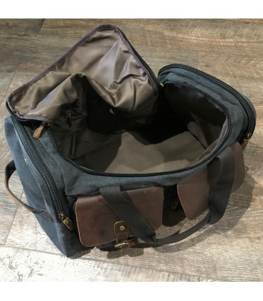 Sac de Voyage Canvas et cuir