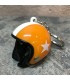 Porte Clefs Casque de Moto Vintage