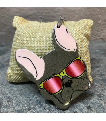 Porte Clefs Bouledogue