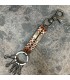 Porte Clefs Camu cuir et alliage