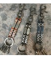 Porte Clefs Camu cuir et alliage