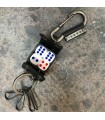 Porte Clefs Camu jeux de Dés cuir et alliage