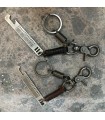 Porte Clefs Camu Décapsuleur cuir et alliage