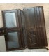 PorteFeuille Long 100% cuir haut de gamme 3 pans
