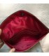 Pochette Enveloppe 100% cuir haut de gamme rouge