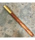 stylo bic à tube en bois exotique et cuivre