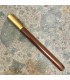 Stylo Bic a bille Tube en Bois exotique et Cuivre