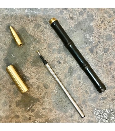 Stylos bic en style bambou démontable