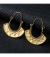 Boucles d'oreilles pendantes en zinc forme Hache, effet martelé, style Bohême