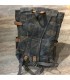Sac camouflage canvas et cuir haut de gamme
