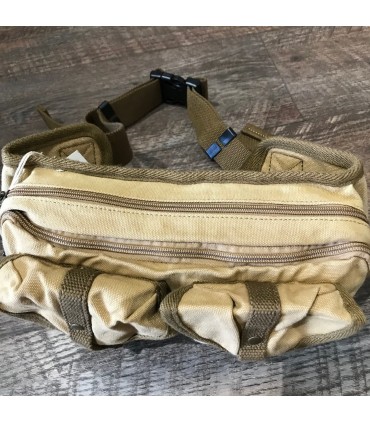 Sac banane canvas beige