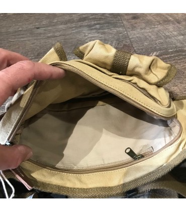 Sac banane canvas beige