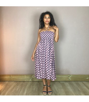 Robe longue combo jupe LS6 Meltingpot