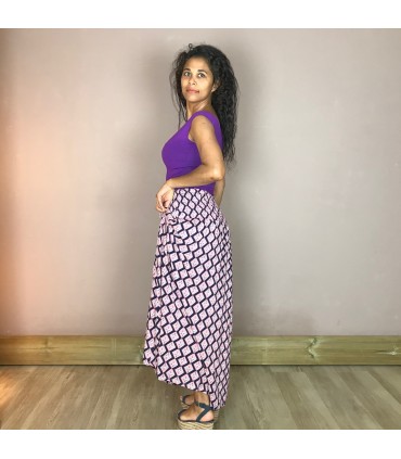 Robe longue combo jupe LS6 Meltingpot