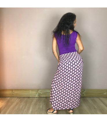 Robe longue combo jupe LS6 Meltingpot