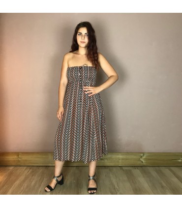 Robe longue combo jupe LS6 Meltingpot