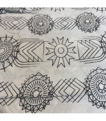 Robe FS1 Meltingpot, Col rond, poches latérales, petites manches