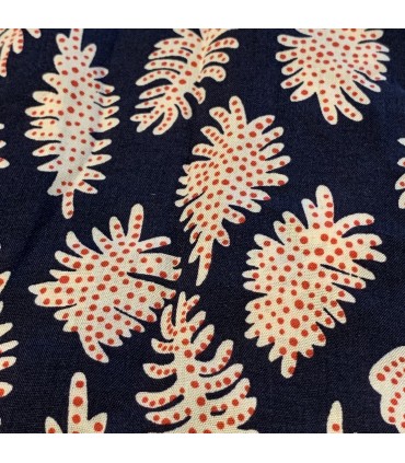 Robe courte col V MCD17 bretelles fines réglables Meltingpot , en viscose imprimé