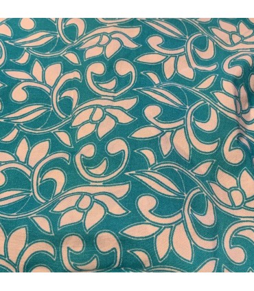 Robe courte col V MCD17 bretelles fines réglables Meltingpot , en viscose imprimé