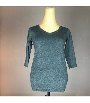 Top Ts Mel col V manche 3/4 Meltingpot