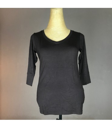 Top Ts Mel col V manche 3/4 Meltingpot