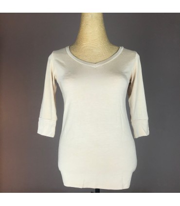 Top Ts Mel col V manche 3/4 Meltingpot