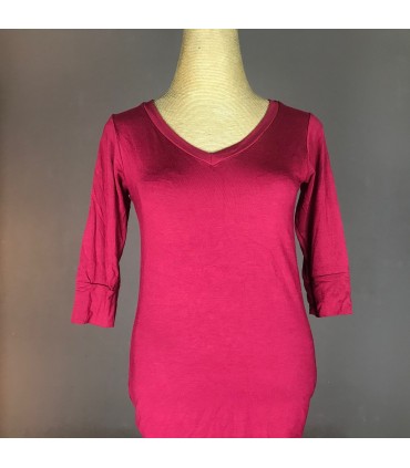 Top Ts Mel col V manche 3/4 Meltingpot