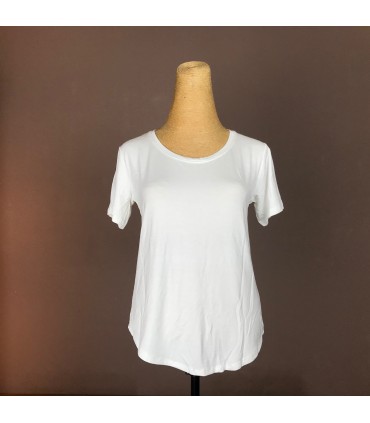 Top Ts Classic manche courte, col rond et taille aroundi