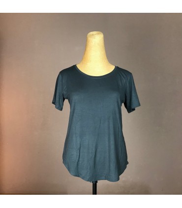 Top Ts Classic manche courte, col rond et taille aroundi