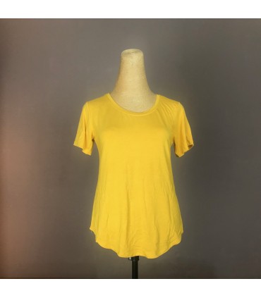 Top Ts Classic manche courte, col rond et taille aroundi