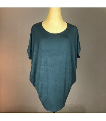 Top Osmo ample col rond, manche courte dolman Melting pot