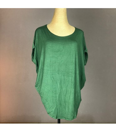Top Osmo ample col rond, manche courte dolman Melting pot