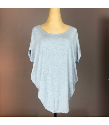 Top Osmo ample col rond, manche courte dolman Melting pot