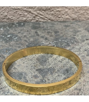 Bracelet inoxydable doré et nacre