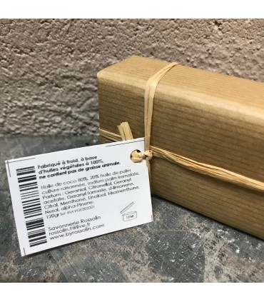 Savon aux huiles essentielles de Géranium Bourbon ile de la Réunion