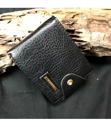 Portefeuille cuir Piroyce noir ou marron