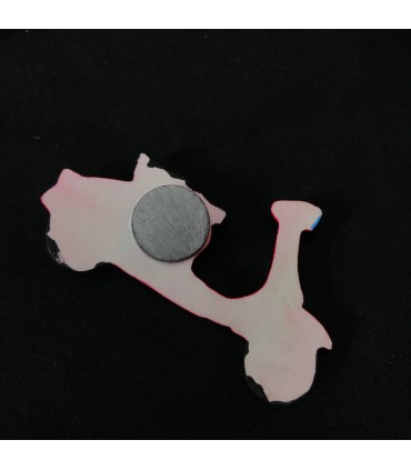 Magnet vespa vintage double selles