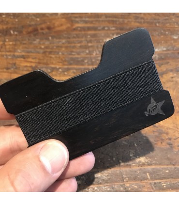 Porte carte banquaire en bois exotique