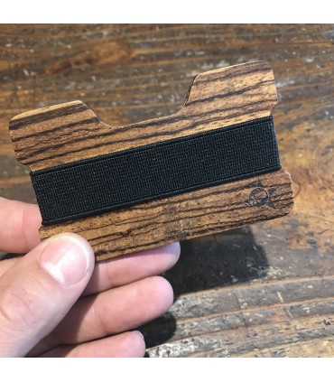 Porte carte banquaire en bois exotique