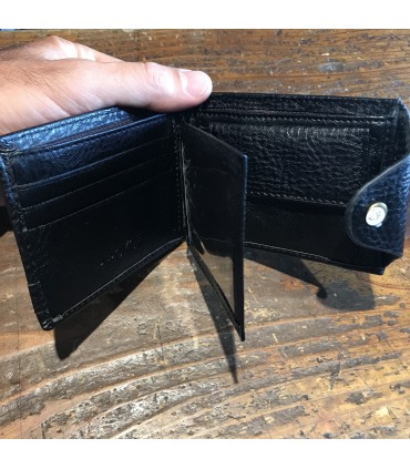 Portefeuille cuir Piroyce noir ou marron