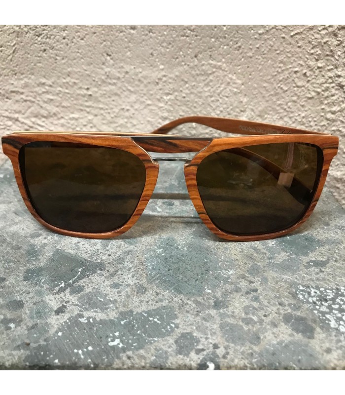 Lunettes en bois polarisées et son coffret