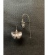 Boucles d'oreilles feuille de ginkgo or ou argent